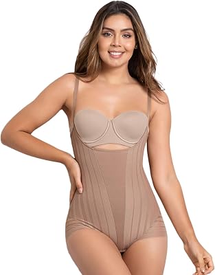 Leonisa Womens Undetectable Firm Control Bodysuit Shaper
