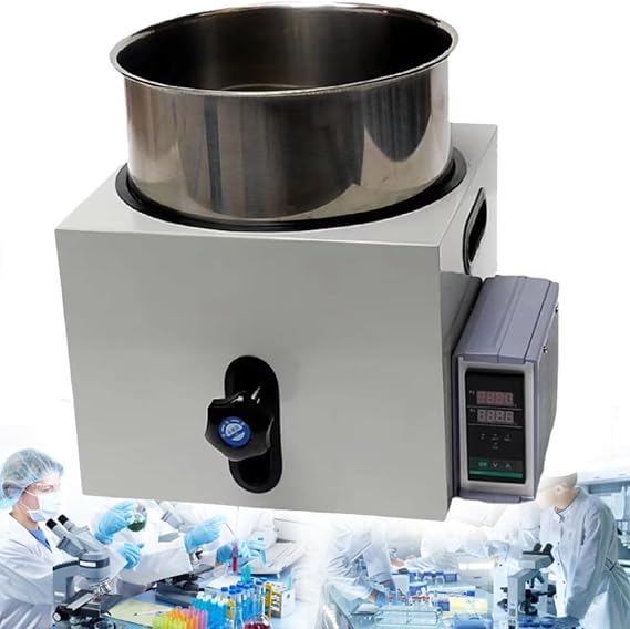 5L Laboratory Oil Water Bath, Digital Lift-Type Heating Devices,2000W with Precise Temperature Control,for Food Heating Biological Experiment