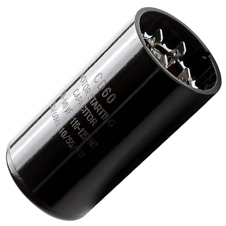 Seentech 124-149 uf/MFD 110-125 VAC 20% Round Motor Start Capacitor 50/60 Hz AC Electric Universal Fit for AC Motor Run or Fan Start and Cool or Heat Pump Air Conditioner