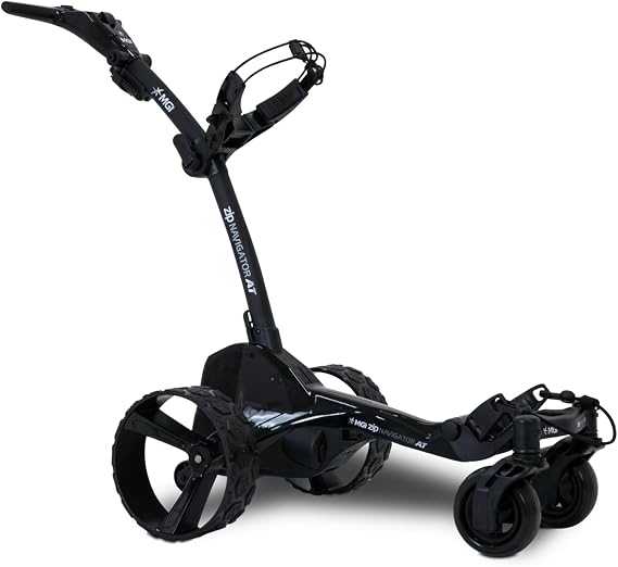 MGI Zip Navigator All Terrain Electric Golf Cart - 36 Hole Battery - Remote Control - (Drink, Umbrella, GPS-Phone)