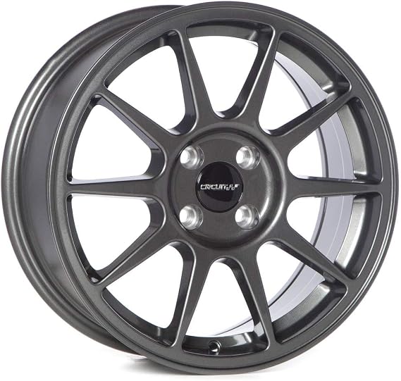 Circuit Performance CP23 167 Gloss Gun Metal 4100 [+35mm] Wheels JDM Type R Style compatible with Honda Civic, Acura Integra, Mazda Miata