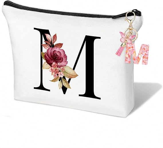 Kosmetiktasche Personalisiert Keyring Letter M