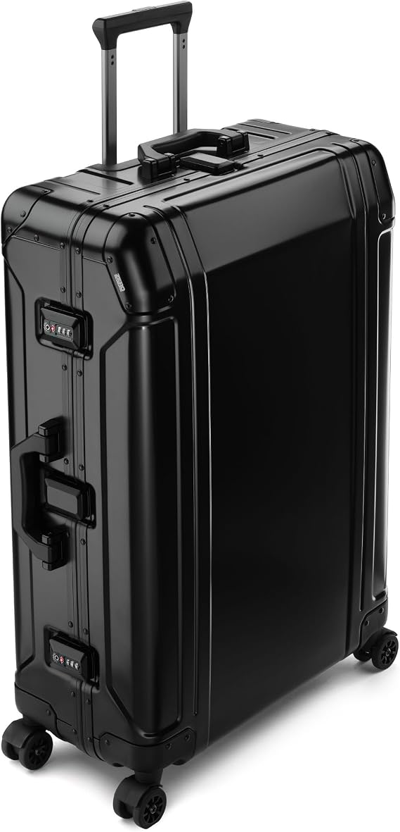 ZERO Halliburton Geo Aluminum | Large Travel Case BLACK