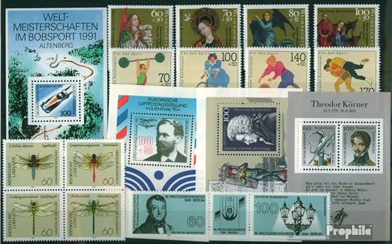 Prophila Collection FRD (FR.Germany) 1991 etb Complete Volume in Clean Conservation (Stamps for Collectors)