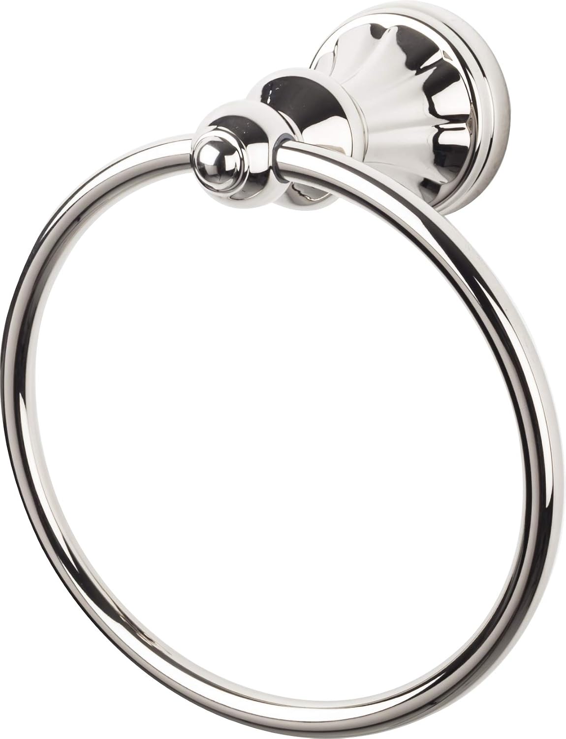 Top Knobs HUD5-PN Hudson Bath Ring Polished Nickel