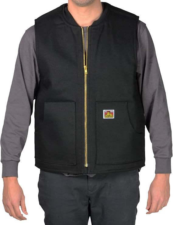 BEN DAVIS Lined Vest - Black (as1, alpha, s, regular, regular)