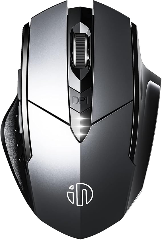 INPHIC Wireless Mouse Rechargeable, [Battery Level Visible]
