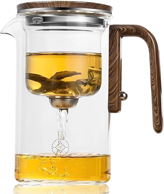 Enchantea Teapot, Harmony Pot, Luva Artisan Tea Infuser, Magic Tea Pot with Strainer, 520ml No-cups