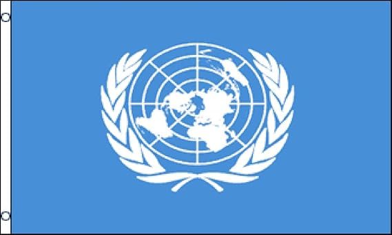 United Nations Flag 2x3ft Poly