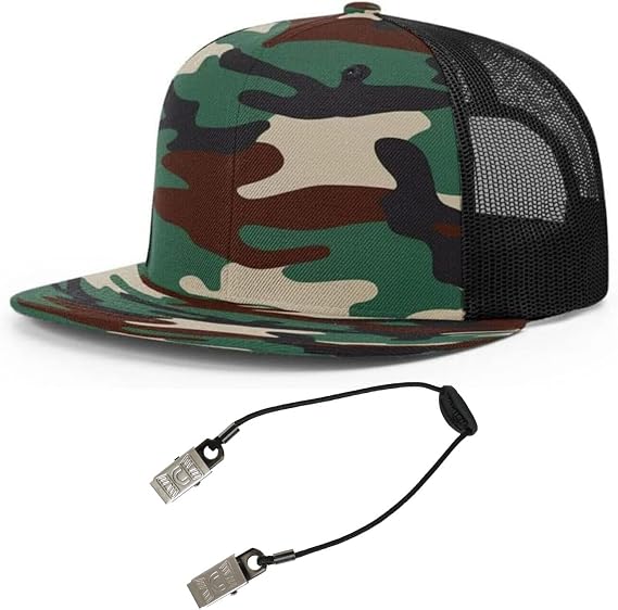 Richardson 511 Wool Blend Trucker Snapback Hat Bundle w/Cap Catcher