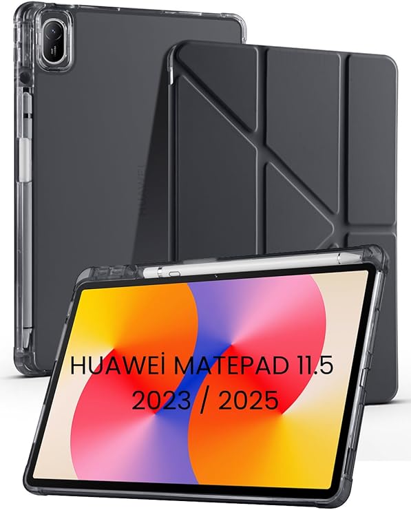 CONSTRAIN - Huawei Matepad 11.5 2025/2023 ile Uyumlu Standlı Kalem Bölmeli Uyku Modlu Akıllı Tablet Kılıf Kapak