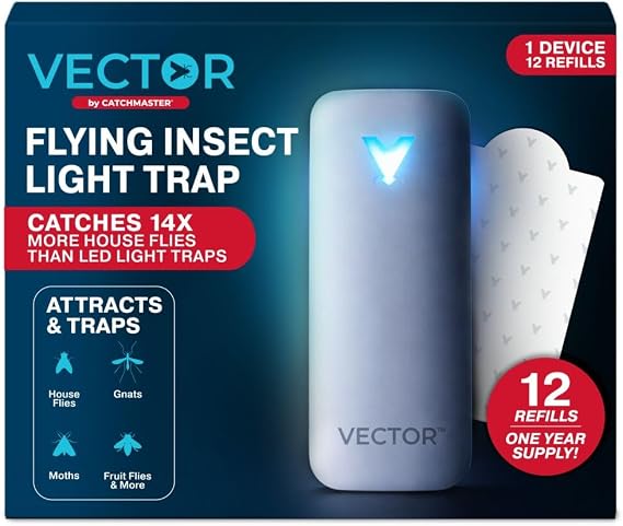 Catchmaster Vector 9 プラグインフライトラップ イエバエ ショウジョウバエ ブナ用