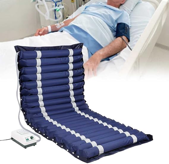 Anti Pressure Mattress Premium Alternating Pressure Pad System, Inflatable Quiet Bed Mattress to Prevent Bed Sores for Hospital Bed Bedridden Patients and Sore Treatment
