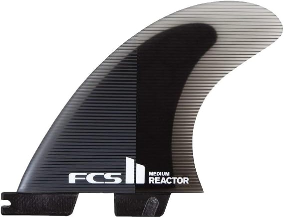 FCS 2 Reactor Fin Set - High-Performance Tri-Fin Set for Speed & Control, Ideal for Powerful Turns & Fast Surfing
