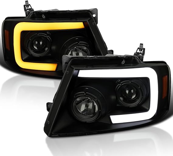 SPEC-D TUNING Black Smoke Projector Headlights