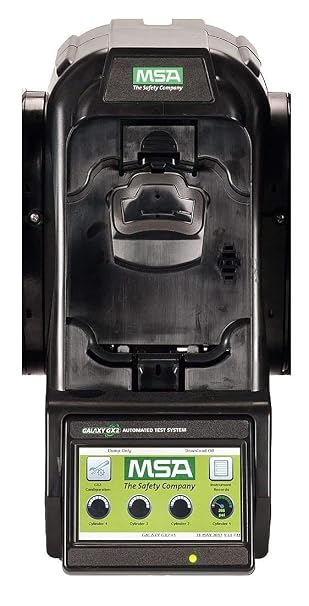 MSA 10128630 ALTAIR 4/4X Multi-Gas Detector Calibration Station/Galaxy GX2 Automated System Test Stand, 1 Valve, Color: Black, Portable Gas Monitor Calibration Test Dock