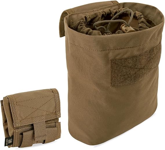 KRYDEX Molle Dump Pouch Roll-Up Drawstring Magazine Utility Pouch Folding Dump Bag