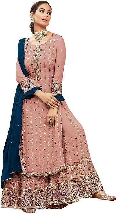 Ready to Wear Indian Pakistani Fashion Ethnic Wear Designer Straight Salwar Kameez Suit for Womens