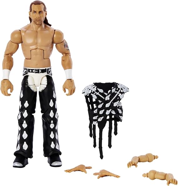 Mattel WWE Shawn Michaels SummerSlam Elite Collection Action Figure Dominik Mysterio Build-A-Figure Parts, Collectible Gift for Ages 8 Years Old & Up