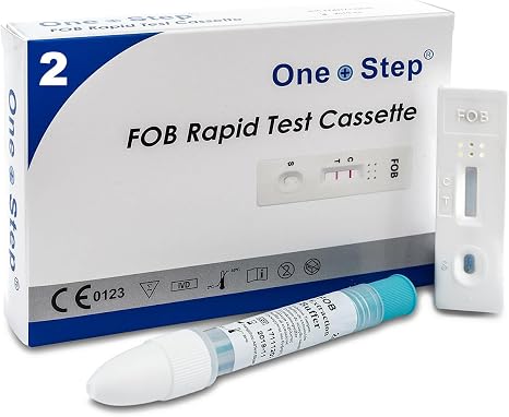 2 x One+Step Darmtest Schnelltest I Komplettes Set zur Früherkennung I FOB Selbsttest für Darmgesundheit I Darmkrebs I Darmbakterien I Darmkur I Darmvorsorge