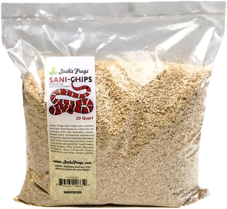 Joshs Frogs Sani-Chips Aspen Blend Snake Substrate 10 Quart
