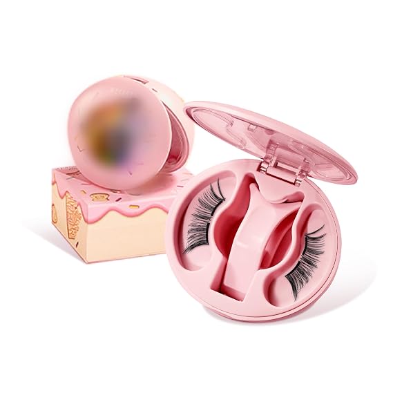 WOSADO Soft Magnetic Eyelashes Kit with Applicator, [Nick] 21.5mm Reusable Glue-free Wispy Magnetic Lashes, Cruelty-free False Lashes, Waterproof, Lightweight, Suit for Heavy Makeup