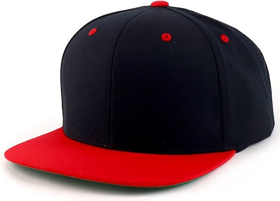Trendy Apparel Shop Oversize XXL Structured Blank Flatbill Snapback Cap