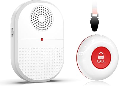 CallToU Wireless Caregiver Pager Call Button Life Medical Alert Systems for Seniors at Home Disabled, Patient Elderly Monitorig Nurse Call Bell Help System Calling Vibration Pagers 2