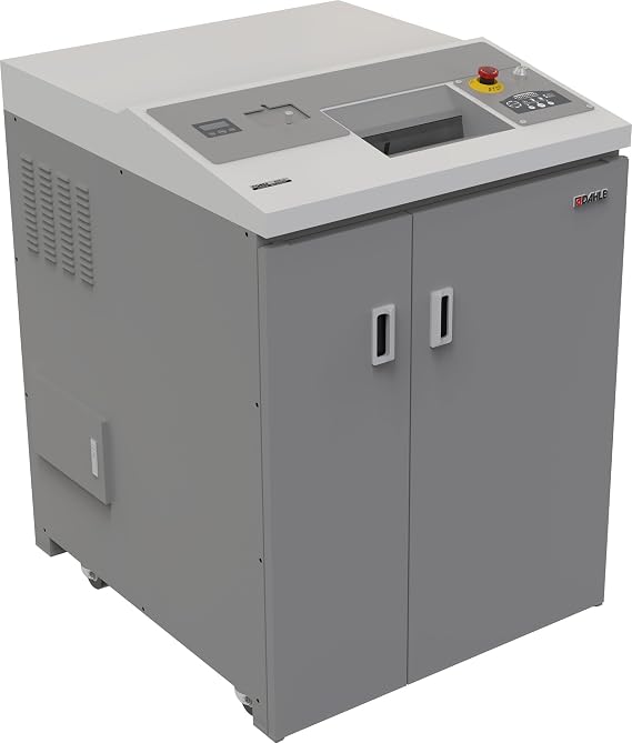 Dahle PowerTEC 828 HD Hard Drive and Paper Shredder, Cross Cut, Shreds 3.5" Hard Drives, CDs/DVDs, Paper, Chain Driven 4.5 Hp Motor, P-3 Security/H-4