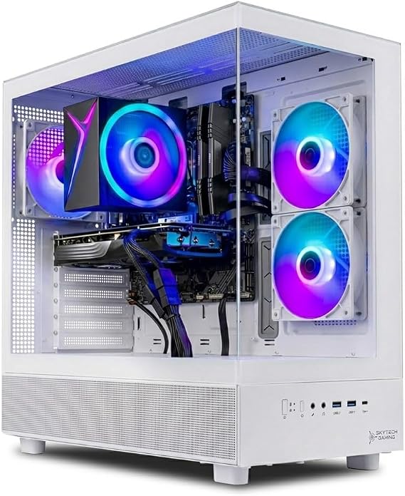 Skytech Gaming Azure 3 Gaming PC, Core i5 14400F, RTX 5070