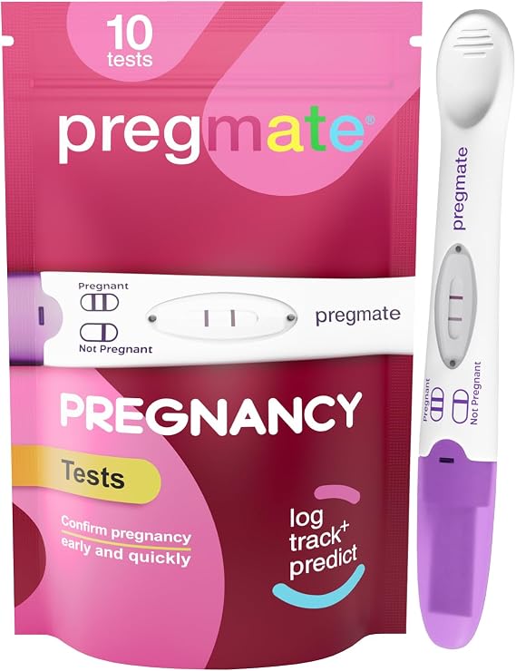 Pregmate Pregnancy Midstream Tests (10 Count)