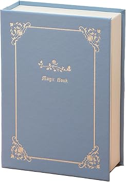 Fake Book Jewelry Organizer Box, Travel Jewelry Box Portable Jewelry Case Travel Jewelry Case Small Travel Jewelry Holder Organizer Box for Womens Rings Earrings Necklaces Bracelet (Blue)