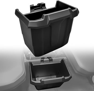 Center Under Seat Storage Bin for Can Am Defender, Central Underseat Storage Tool Box Organizer for HD5 HD7 HD8 HD9 HD10 MAX 2016-2025 Accessories, Replace OEM #715003446, 2 Gal7.5L