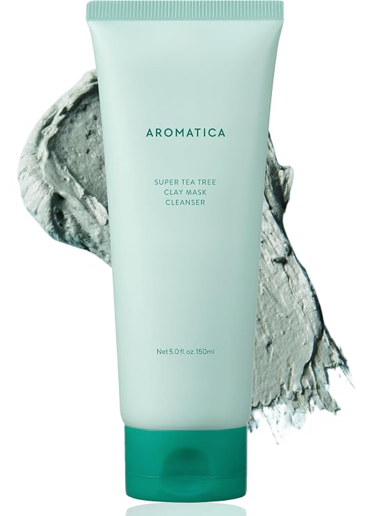 AROMATICA Super Tea Tree Clay Mask Cleanser (5.0 fl oz)