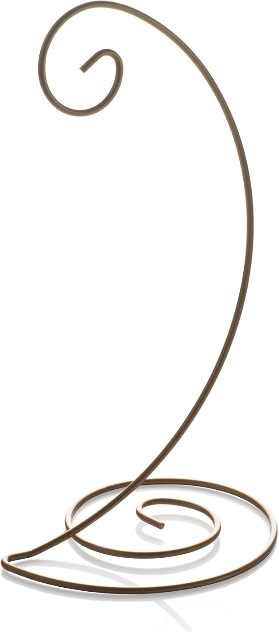 10" Spiral Ornament Display Stand - Gold Color