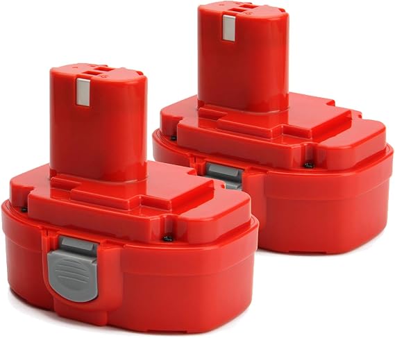 CREABEST 2 Pack 18V 3500mAh Ni-MH Replacement Battery for Makita 1833 PA18