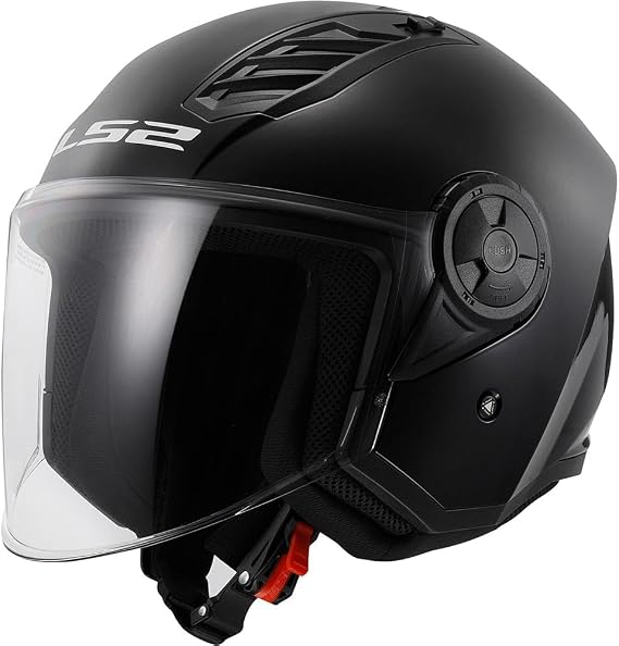 Helm LS2 OF562 Airflow Solid Jethelm