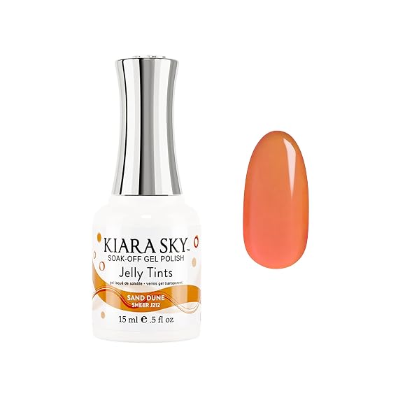 KIARA SKY Professional Nails Soak Off Jelly Tint Gel Polish (Sand Dune)