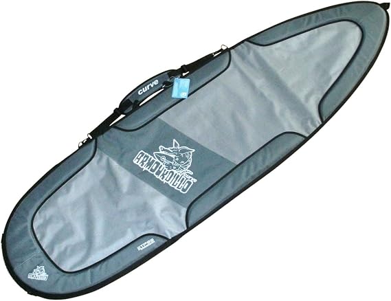 Curve *NEW* Surfboard Bag TRAVEL Surfboard Cover - Armourdillo FISH/RETRO size 5'9 to 7'3 (6'6 round)