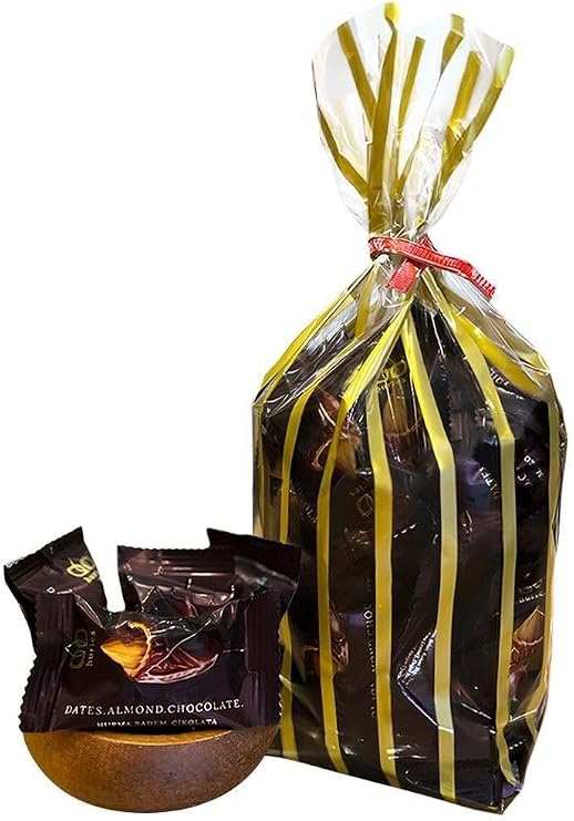 Bitter Çikolatalı Bademli Hurma – 500 g