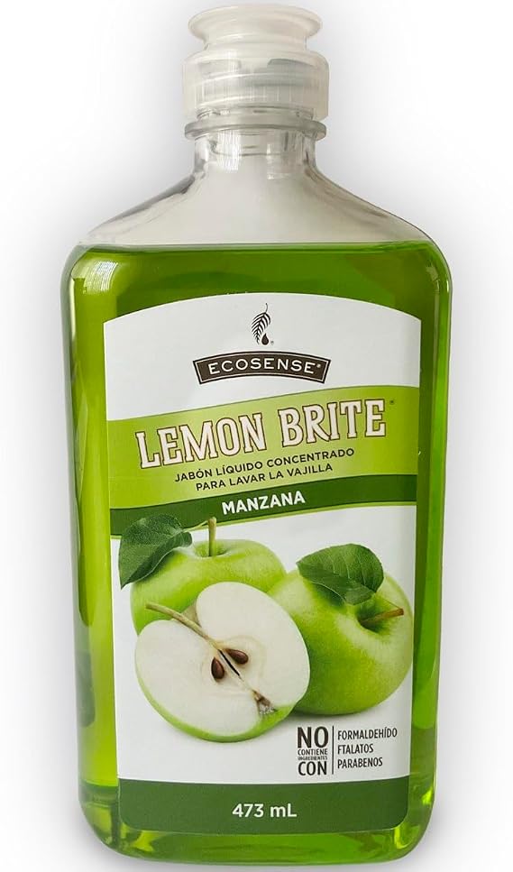 Melaleuca EcoSense Lemon Brite Dishwashing Liquid 16oz Apple Scented