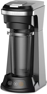 4-in-1 Single Serve Coffee Maker, Hot & Iced Brewer for PodsGround Coffee