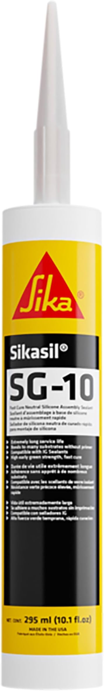 017-412772 SG-10 Silicone Sealant - 295 ML (10.1 oz.), Clear