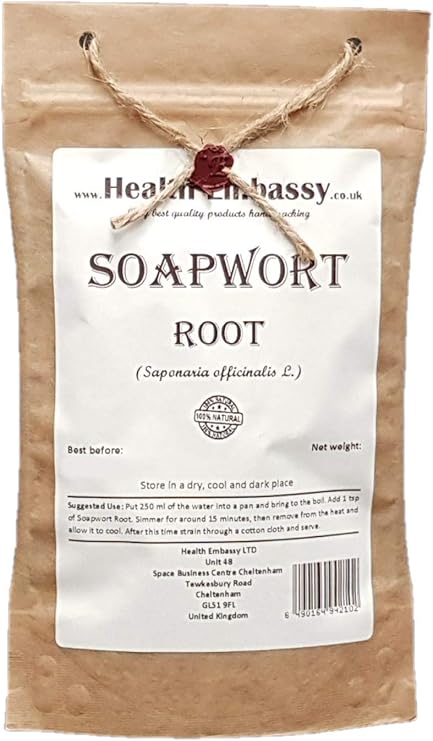 Health Embassy Soapwort Root (Saponaria officinalis L), 50 g
