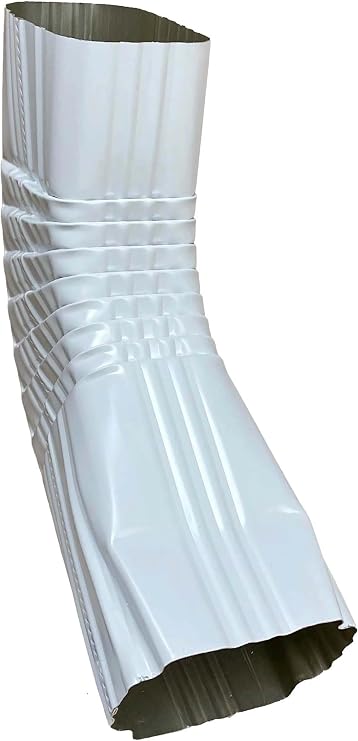 2 x 3 Style B to A, Transition Elbow, White