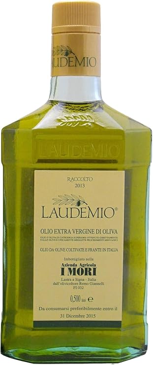 LaudeMio Extra Virgin Olive Oil, 16.9 fl oz 500 ml