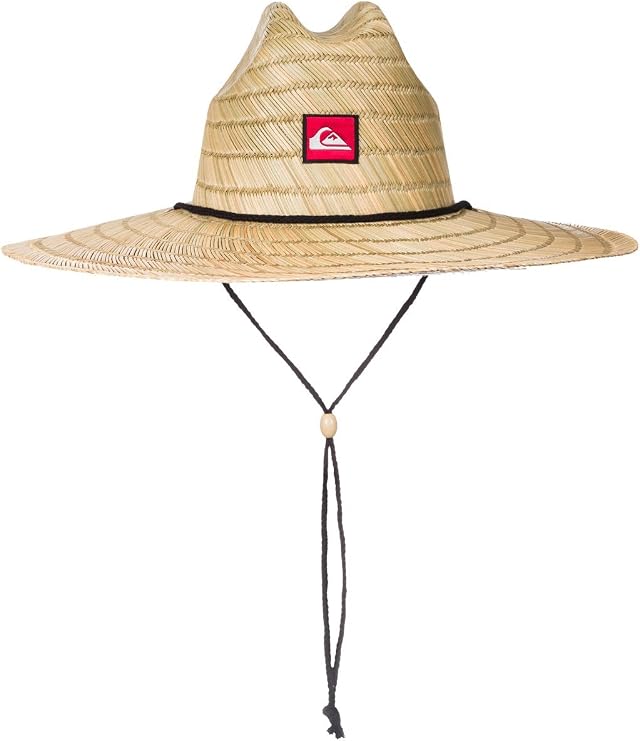 Quiksilver Sun Hat Pierside Straw Lifeguard Beach Sun Straw Hat for Men