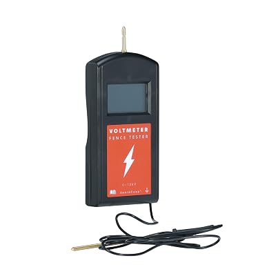 RentACoop Digital Electric Fence Tester Voltmeter Fence Voltage Tester for Livestock, Poultry, Horses, Goats & More Accurate, Easy-to-Read, Durable Farm Tool