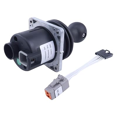 zt truck parts Dual Axis Joystick Controller with Harness Adaptor 101174GT 119613GT Compatible with Genie S40 S45 S80 S85 S60 S65 S100 S120 SX105 SX125 Z4525J Z5130J Z6240 Z8060 Z45 XC Z6037 Boom Lifts