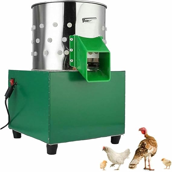 Stainless Steel Chicken Plucker Machine - Efficient Birds Depilator for Dove, Quail, and Poultry Hair Removal